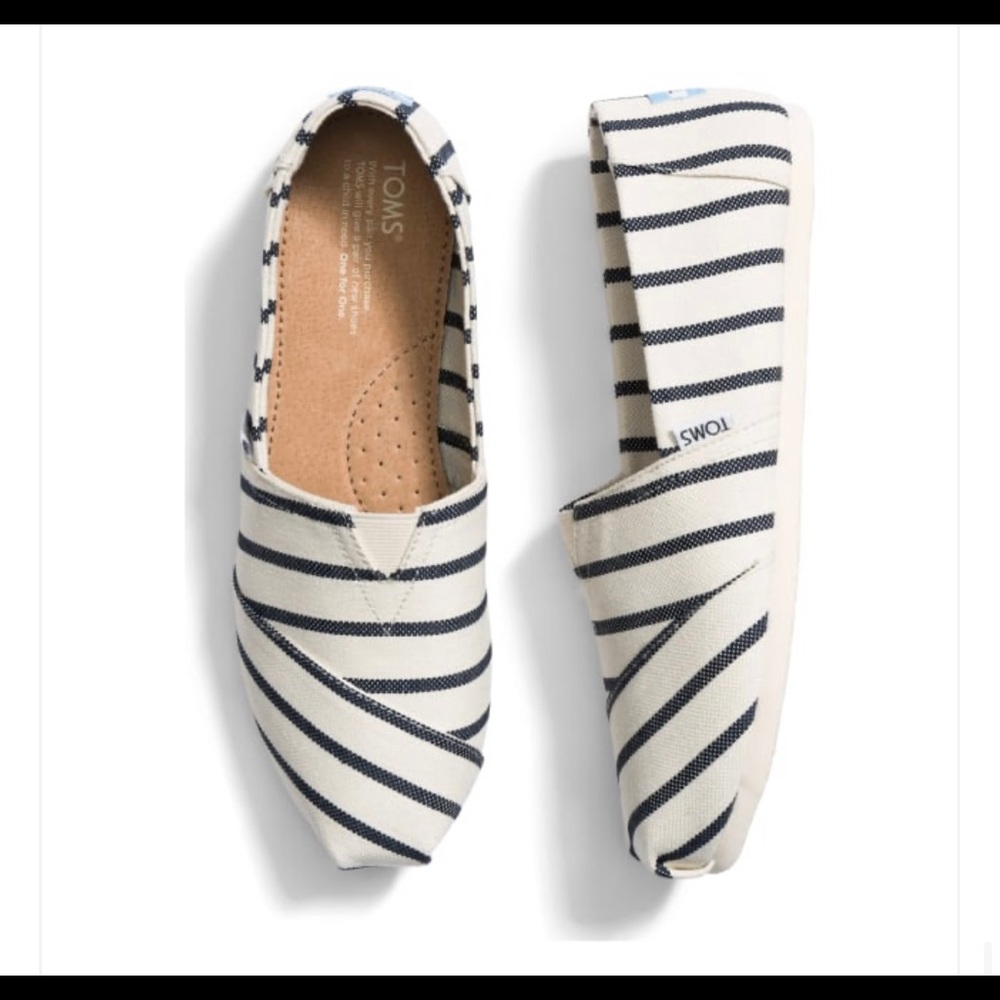 Toms - Alpargata Printed Canvas Flat